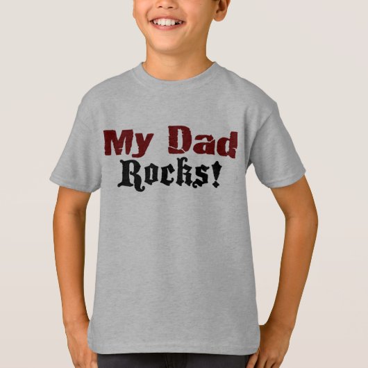 T-shirt Mes roches de papa (Devant)