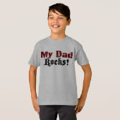T-shirt Mes roches de papa (Devant entier)