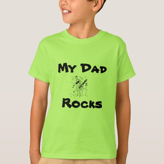 T-shirt Mes roches de papa (Devant)