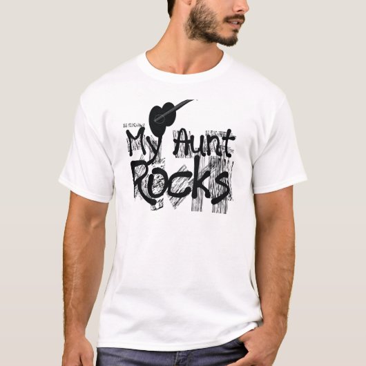 T-shirt mes roches de tante (Devant)