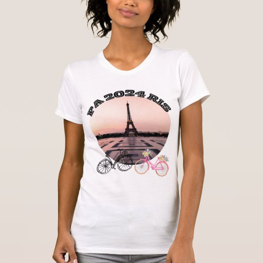 T-shirt Mes sentiments pour Paris (Devant)