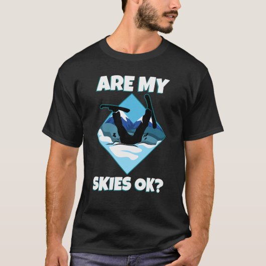 T-shirt mes skis sont-ils bien (Devant)