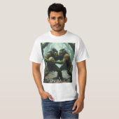 T-shirt Mes Trolls De Balle Jouent Au Rugby (Devant entier)