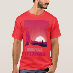 T-shirt Mesa Arizona Desert Illustration Souvenir Vintage2