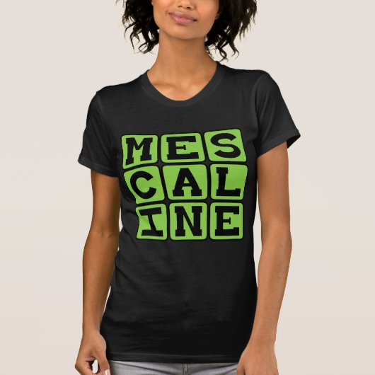 T-shirt Mescaline, Drogue Hallucinogène (Devant)