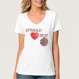 T-shirt Mesdames propagent <3 pas la Covid