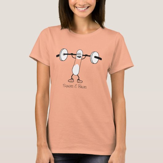 T-shirt Mesdames, Squats et Brats (Devant)