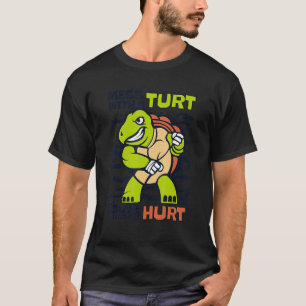 T-shirt Mess Avec Une Turt Va Blesser Tortoise Peint Turt
