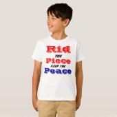T-SHIRT MESSAGE ANTIGUN (Devant entier)