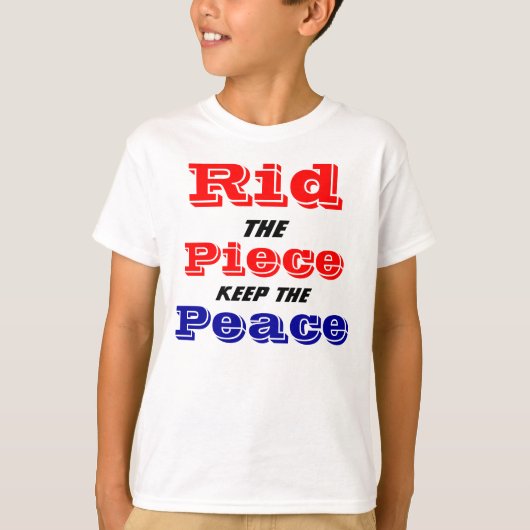 T-SHIRT MESSAGE ANTIGUN (Devant)
