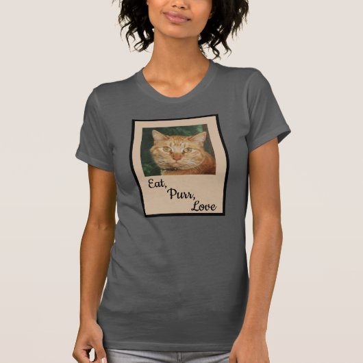 T-shirt Message Cat (Devant)