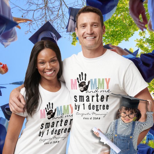 T-shirt Message de Bump Ultrasound Maman Graduation