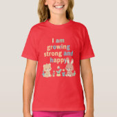 T-shirt Message de Croissance Positive pour Petits Apprent (Devant)