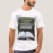 T-shirt Message de foi - Romains 10-17 - Manche courte bla (Devant)