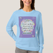 T-shirt Message d'espoir - Matthieu 28-14 - Long Manche Lt (Devant)