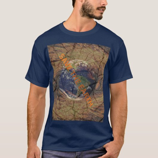 T-SHIRT MESSAGE DU JOUR DE LA TERRE (Devant)