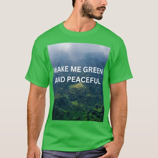 T-SHIRT MESSAGE DU JOUR DE LA TERRE (Devant)