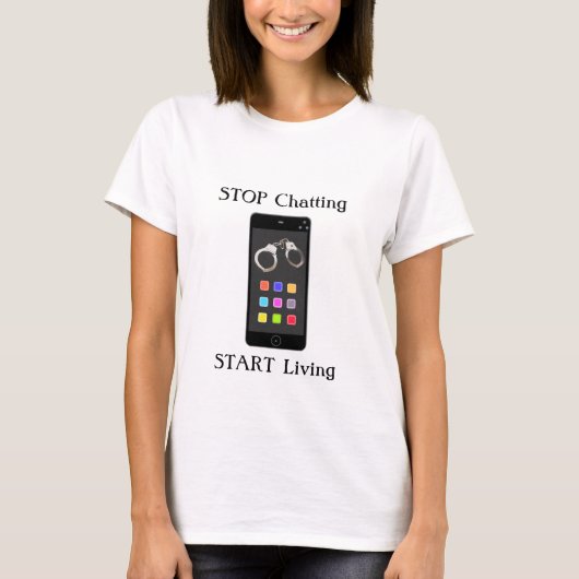 T-shirt Message iPhone moderne (Devant)