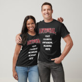 T-shirt Message personnalisé antisocial (Unisexe)