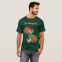 Message personnalisé Mammoths laineux Graphique de