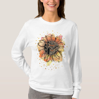 T-shirt Message Tee for Women Be Brave Be Strong