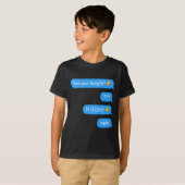 T-shirt Message texte fantôme drôle Halloween (Devant entier)