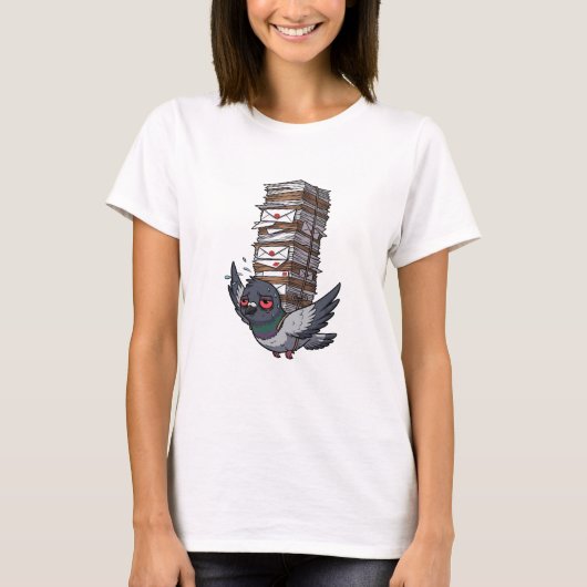 T-shirt Messager Surmené (Devant)