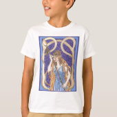 T-shirt Messagère d'Athéna observée par hibou (Devant)