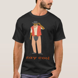 T-shirt Messages positifs mignons Western Stay Cool