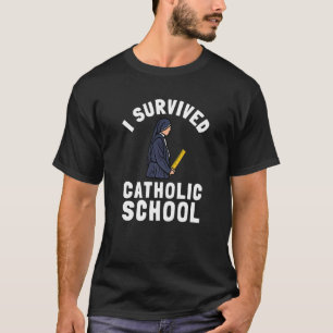 T-shirt Messe De L'Église Catholique De Soeurs Et L'École