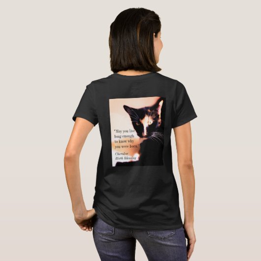 T-shirt Messenger Cat (Dos entier)