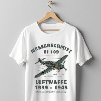 T-shirt Messerschmitt Bf 109 Luftwaffe chasseur de la Seco