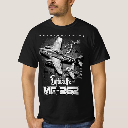 T-shirt Messerschmitt ME-262 Luftwaffe (Devant)