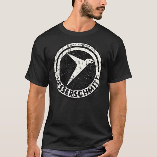 T-shirt Messerschmitt WW2 German Vintage Aircraft Company (Devant)