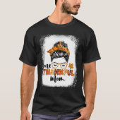 T-shirt Messy Bun Automne (Devant)