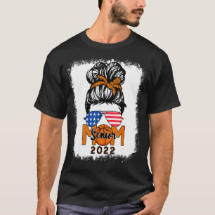 T-shirt Messy Bun Basketball Senior Maman 2022 Bleached