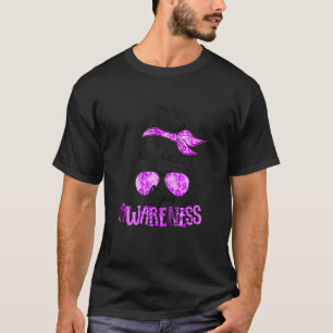 T-shirt Messy Bun Cheveux Lupus Sensibilisation Lupus Guer