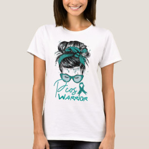 T-shirt Messy Bun Cheveux Pcos Syndrome Ovarien Polykystiq