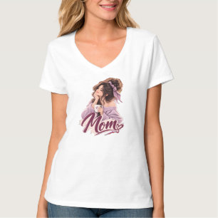 T-shirt Messy Bun Coffee Maman — Vie de Maman Cosy et Esth