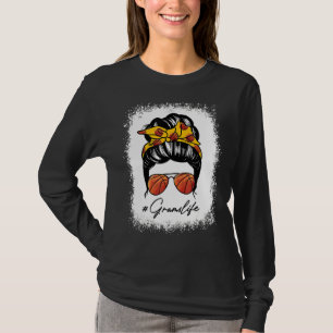 T-shirt Messy Bun Grams Life Basketball Fête des Mères