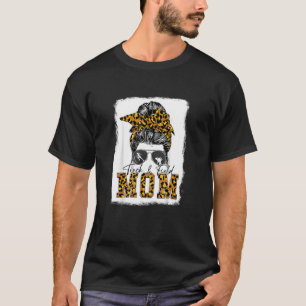 T-shirt Messy Bun Track Field Mom Runner Mothers