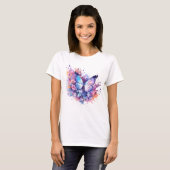 T-shirt Messy Butterfly Watercolor (Devant entier)