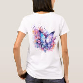 T-shirt Messy Butterfly Watercolor (Dos)