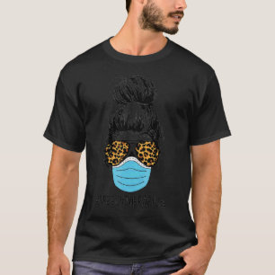 T-shirt Messy Cheveux Discours Thérapie Vie Se Porter Masq