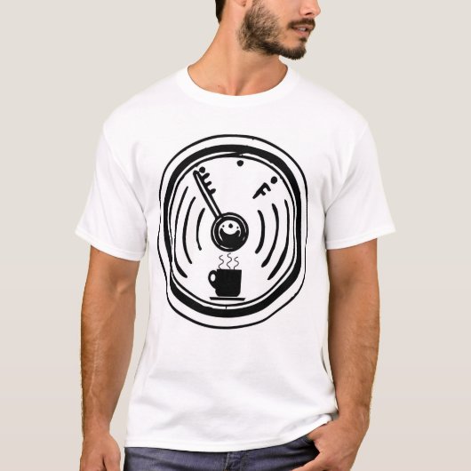 T-shirt Mesure de café (Devant)