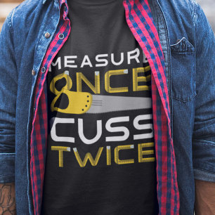 T-shirt Mesurer une fois la souris deux fois