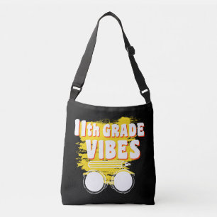 T-shirt met 11e klas sfeer Terug naar school Eerst Crossbody Tas