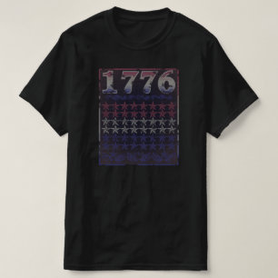 T-shirt met 1776 sterren