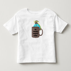 T-shirt met aandoenlijke eekhoorn mammacafeïne-ont