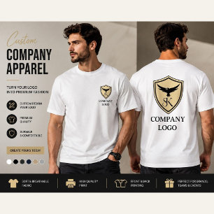 T-shirt met aangepast bedrijfslogo Gepersonalise